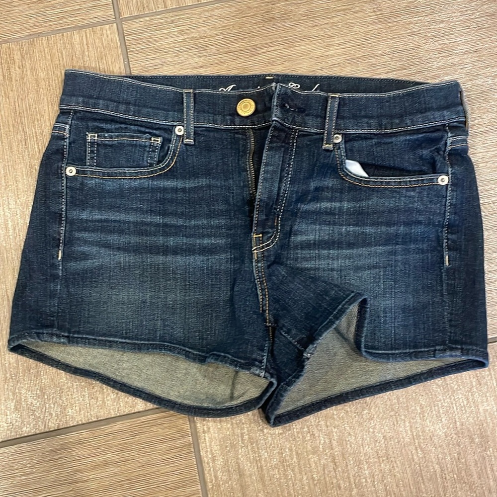American Eagle Stretch Jean Shorts Size 8